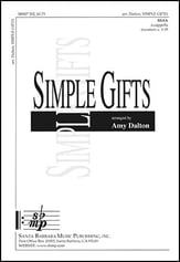 Simple Gifts SSAA choral sheet music cover